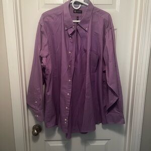 Chaps Men's Lavender Button Down Shirt